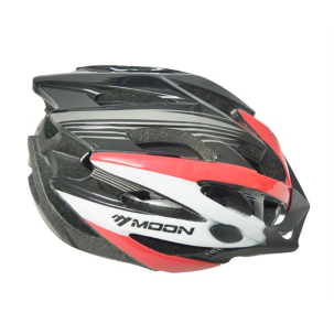 moon Kask Bisiklet Mv29 Kırmızı/Siyah -M-